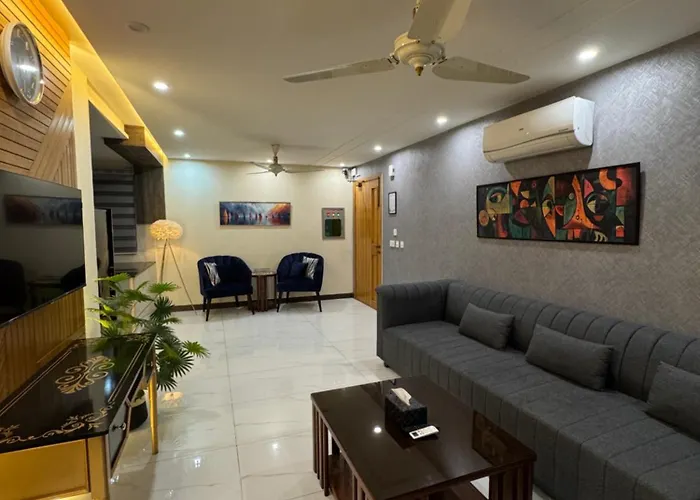 Lux Haven Stays 2 Bedroom Luxury Apartment Near Gulberg - Ultimate Getaway Experience